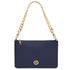 Diva - Leather clutch with chain strap